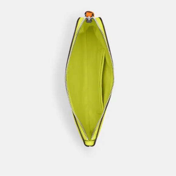 Coach Large Corner Zip Wristlet In Colorblock - Picture 2 of 6